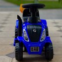 Traktor elektryczny jeździk na akumulator z przyczepą dźwiękiem dla dzieci