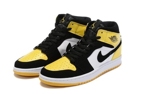 Nike Air Jordan 1 Retro High żółto czarne