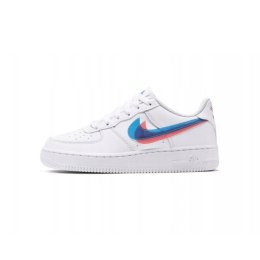 Nike air force 1 biało-fiioletowo-rozowe